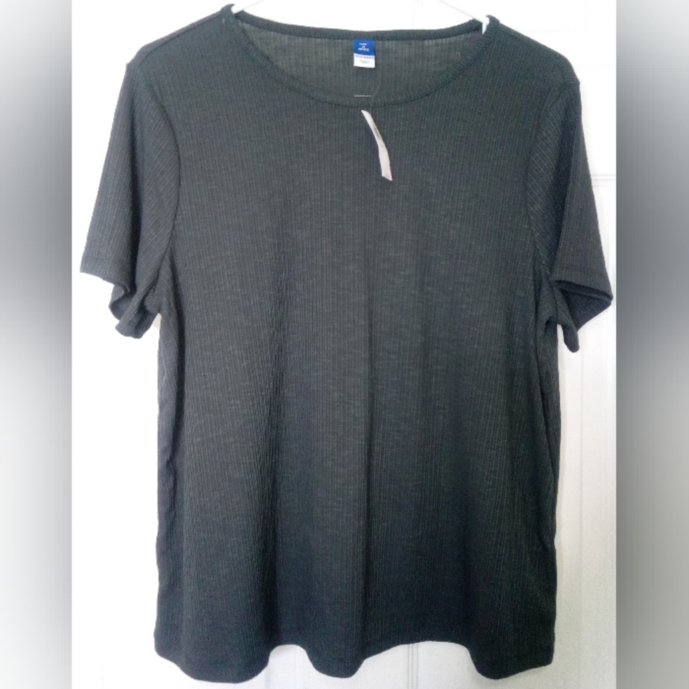 Old Navy Women's Charcoal Short Sleeve Tee